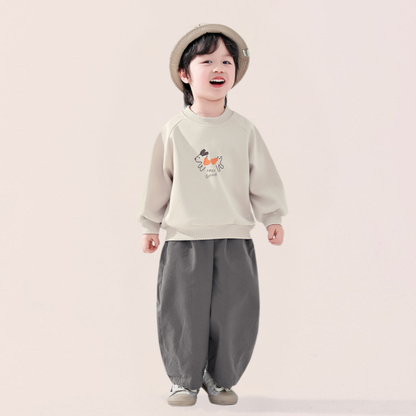 ベーシック綿スラックス