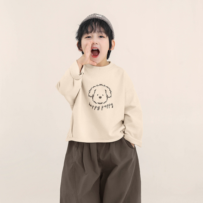 ワンちゃんプリントTシャツ