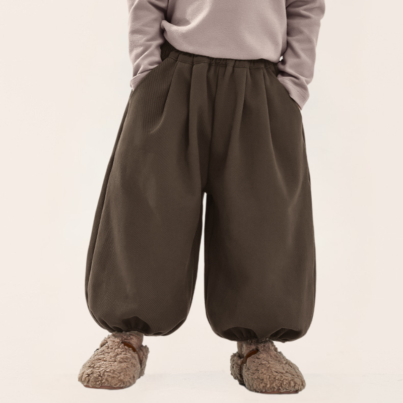 厚手裏ボアバルーンパンツ