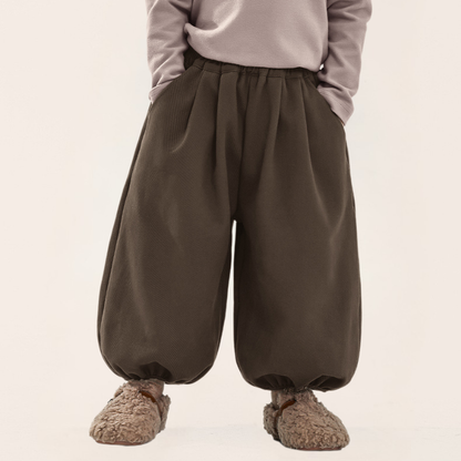 厚手裏ボアバルーンパンツ