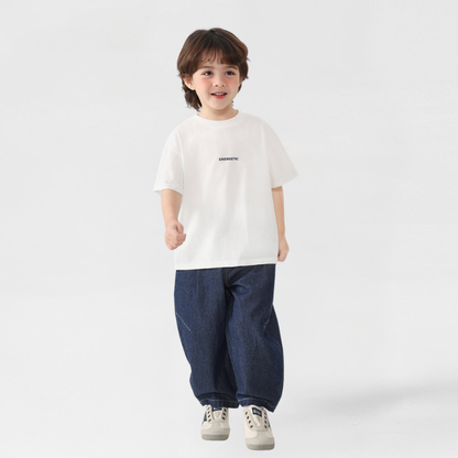 薄手デニムロングパンツ