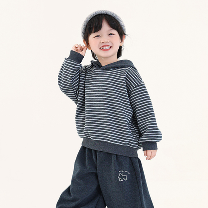 細ボーダーフーディー