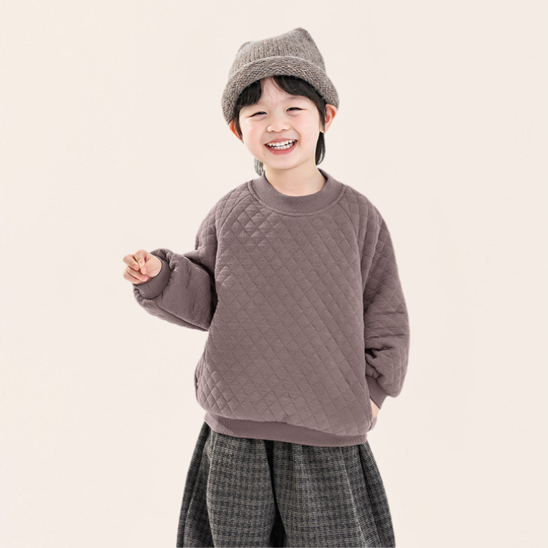 裏ボアキルティングスウェット