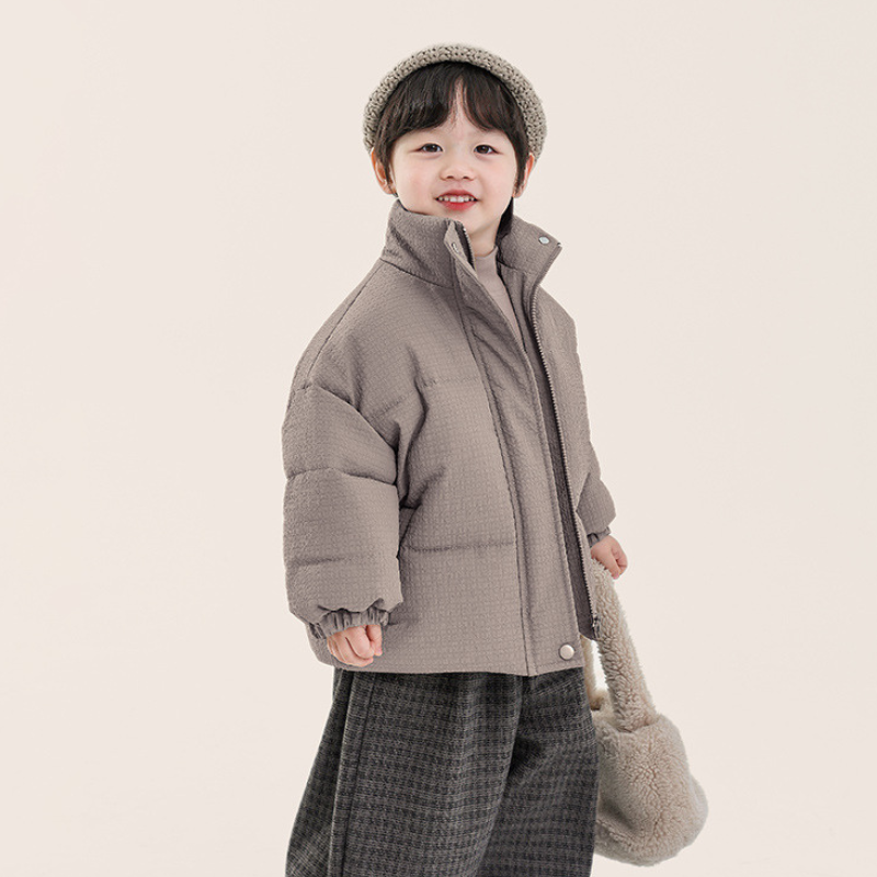 テクスチャード中綿ジャケット