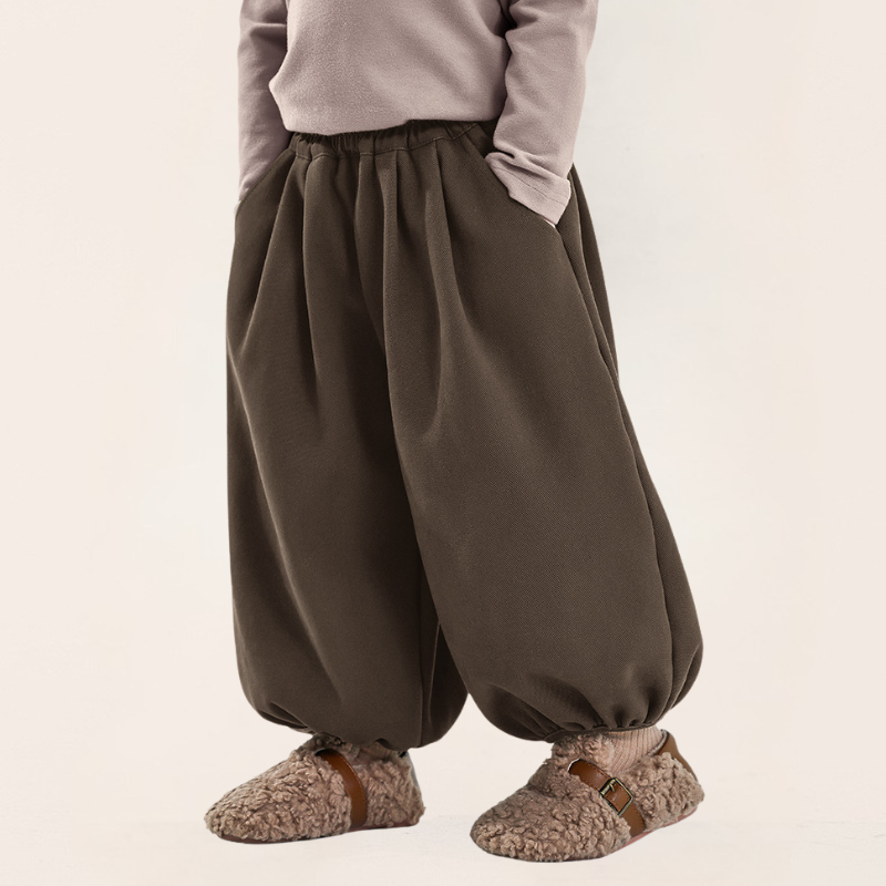 厚手裏ボアバルーンパンツ