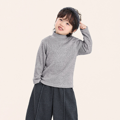 かすか縦ストライプ裏ボアインナー