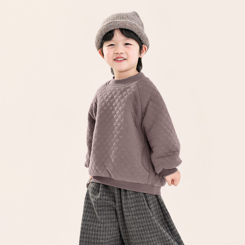 裏ボアキルティングスウェット