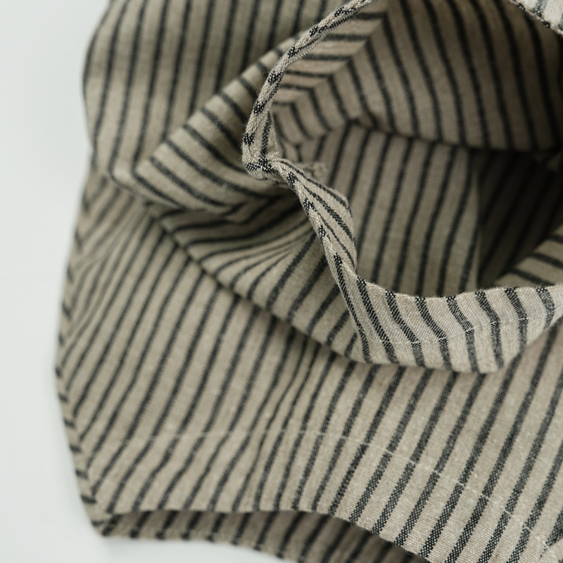 ストライプ七分丈ハーレムパンツ