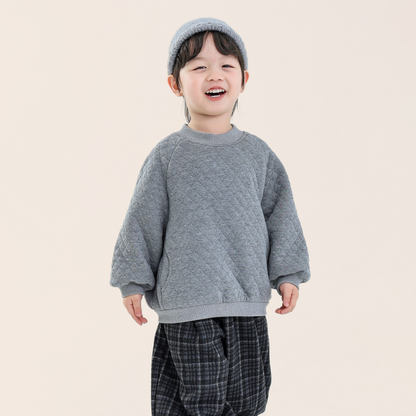 裏ボアキルティングスウェット