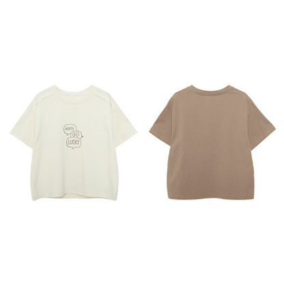 メッセージプリントTシャツ
