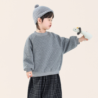 裏ボアキルティングスウェット