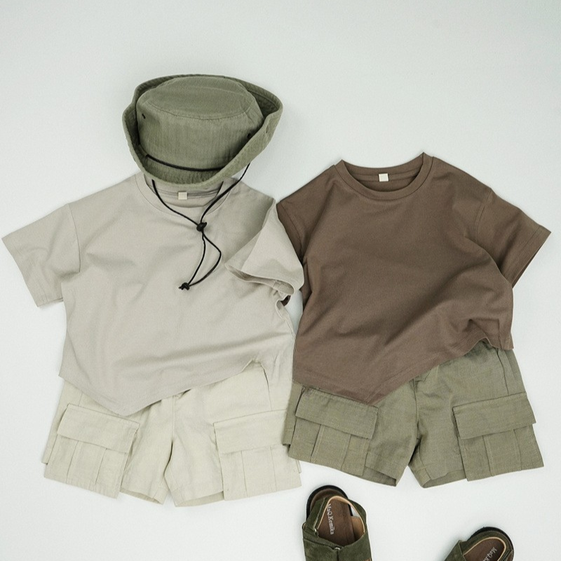 裾デザイン半袖Tシャツ