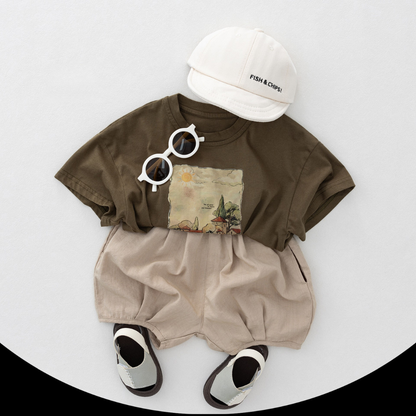 4色展開バルーンショートパンツ