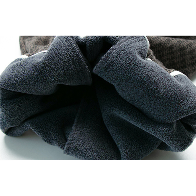 控えめチェック裏ボアバルーンパンツ