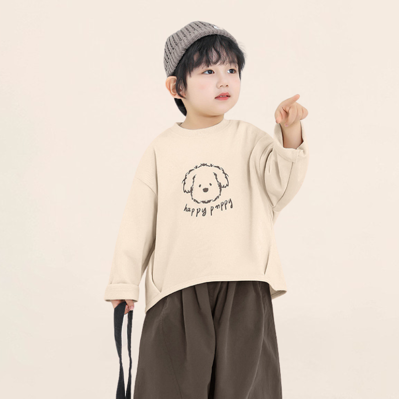 ワンちゃんプリントTシャツ