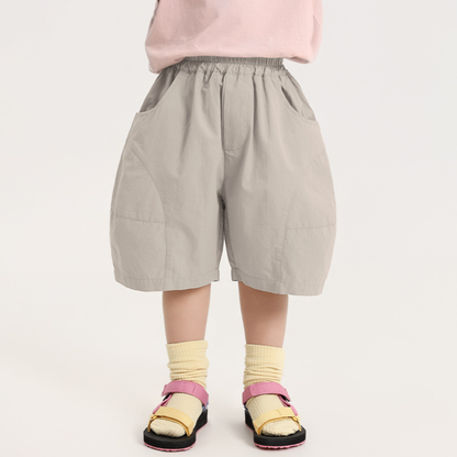 シンプル純綿ショートパンツ