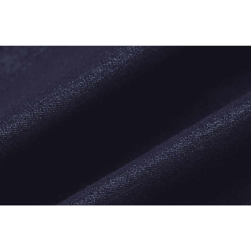 デニム風バルーン七分丈パンツ