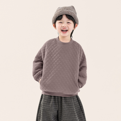 裏ボアキルティングスウェット