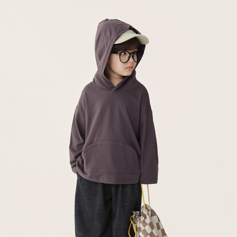 フード付きプルオーバー
