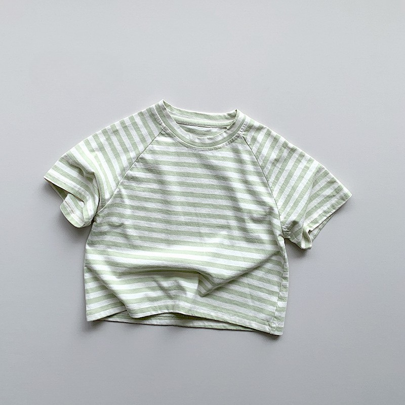 マカロンカラーボーダーTシャツ