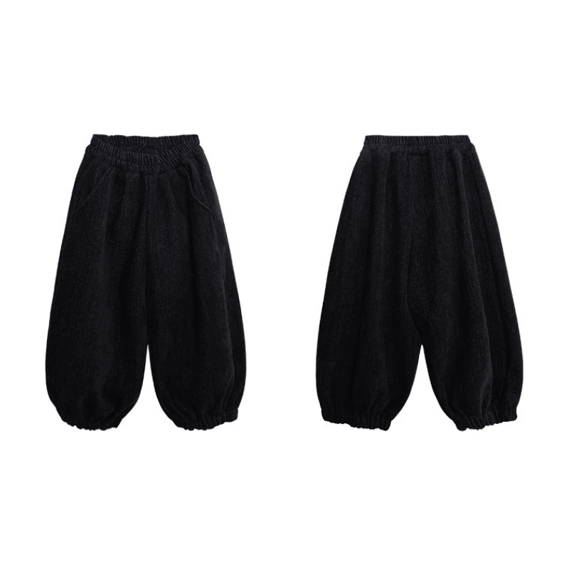 デニム風裏ボアパンツ