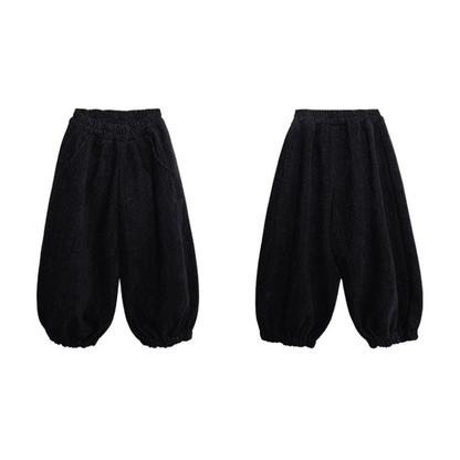 デニム風裏ボアパンツ