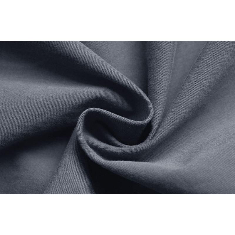 裾チェック切替コットンパンツ