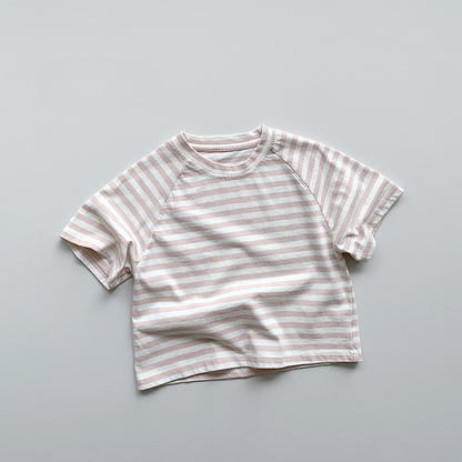 マカロンカラーボーダーTシャツ