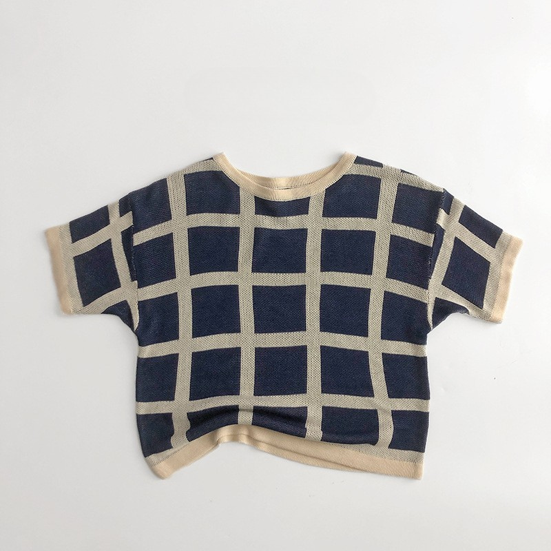 チェック柄Tシャツ＆ショーツ