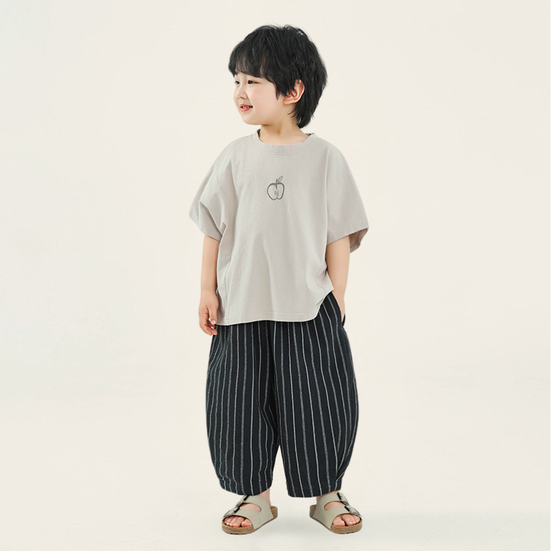 ストライプバルーンパンツ