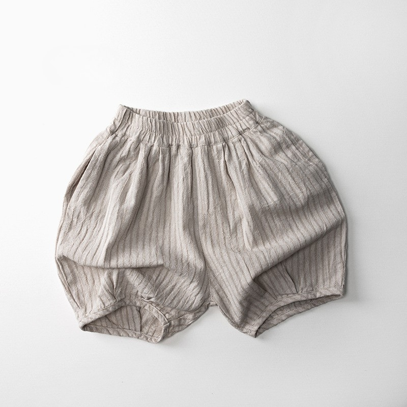 コットンリネンバルーンショートパンツ