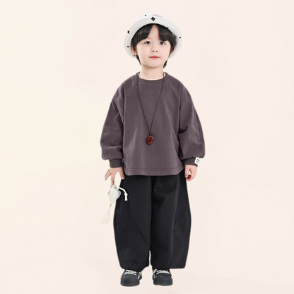 綿100%ゆったりパンツ