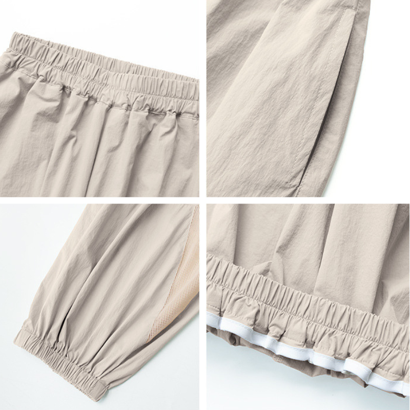 メッシュ切替速乾ゴムパンツ