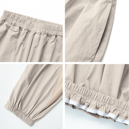 メッシュ切替速乾ゴムパンツ