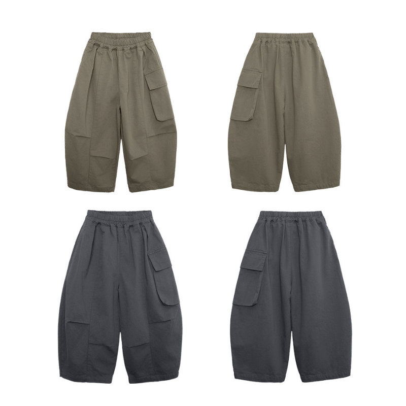 片側ポケットカジュアルパンツ