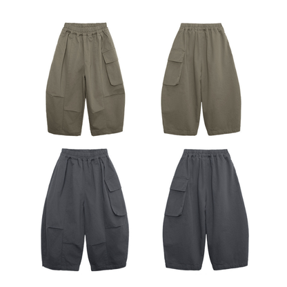 片側ポケットカジュアルパンツ