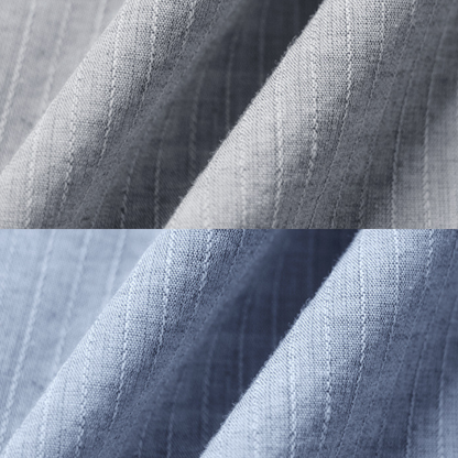 立体糸ストライプシャツ