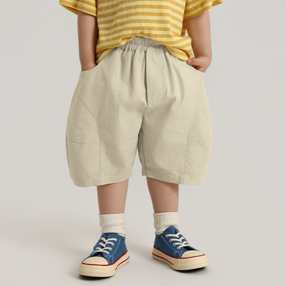 シンプル純綿ショートパンツ