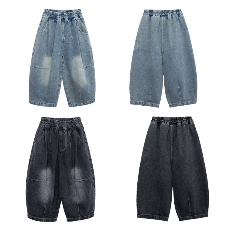 2色ヴィンテージカラーデニムパンツ