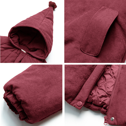 エルフフード中綿コート