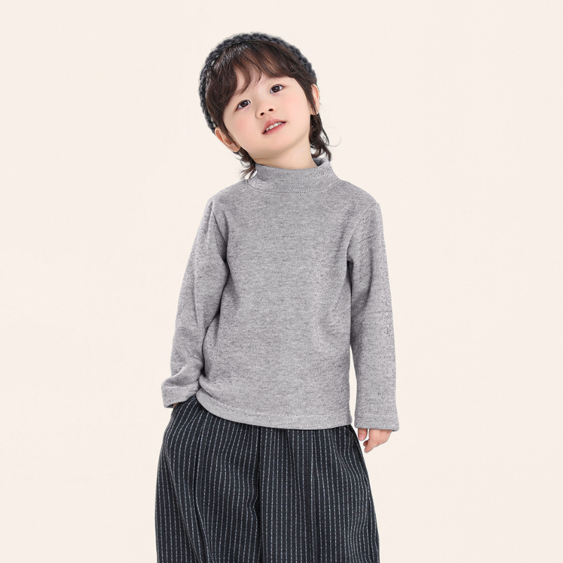 かすか縦ストライプ裏ボアインナー