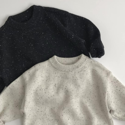 綿100%ランダム彩りニット