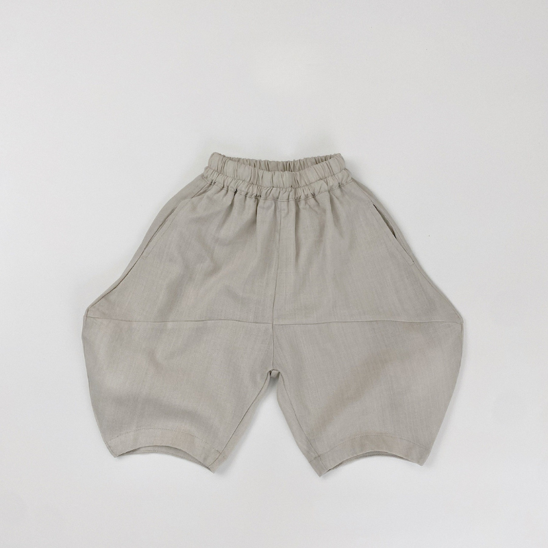 リヨセル素材七分パンツ