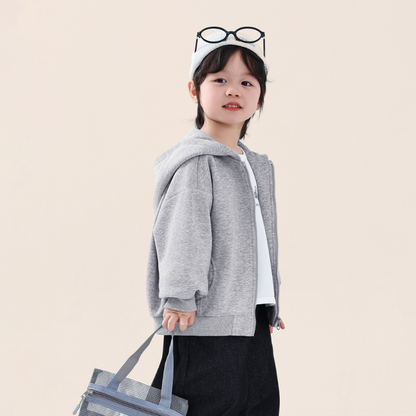 小文字ロゴジップアップパーカー