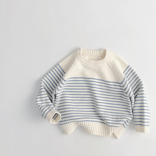 マリンストライプニット