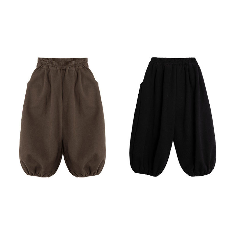 厚手裏ボアバルーンパンツ