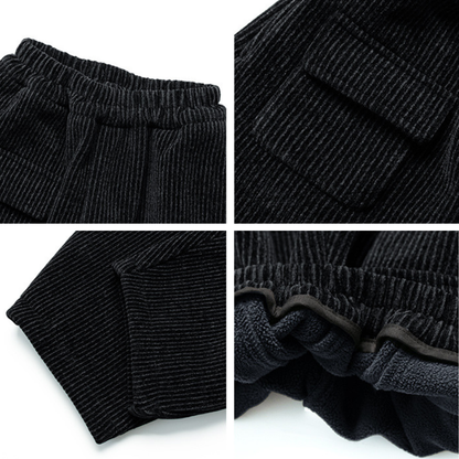 裏ボアシェニール織りパンツ