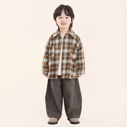 綿100%ゆったりパンツ