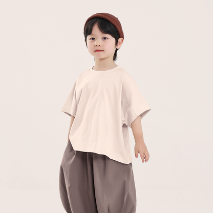 無地シンプル純棉半袖T