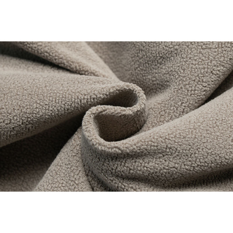 Fleece-lined high-neck sweatshirt